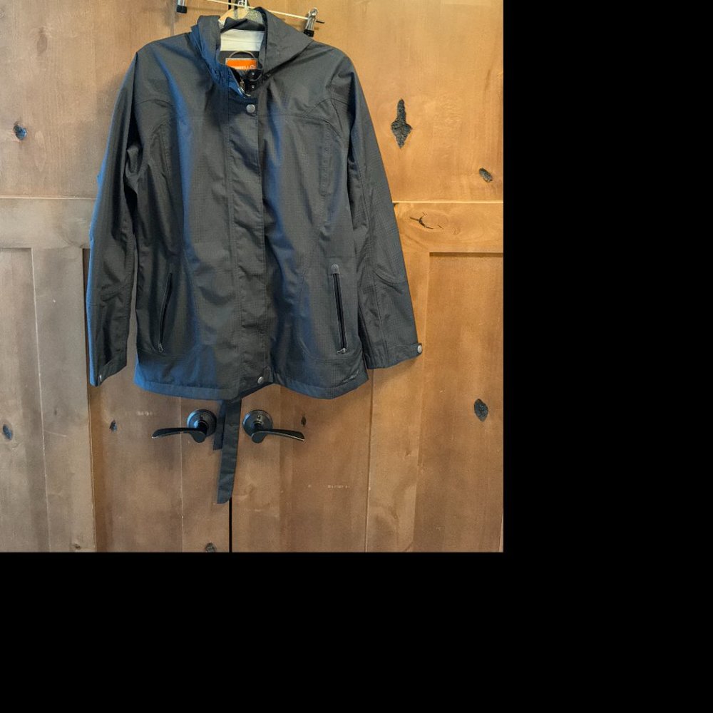 Merrell Opti-Shell Black Dress Casual Raincoat Womens XL - Picture 6 of 6